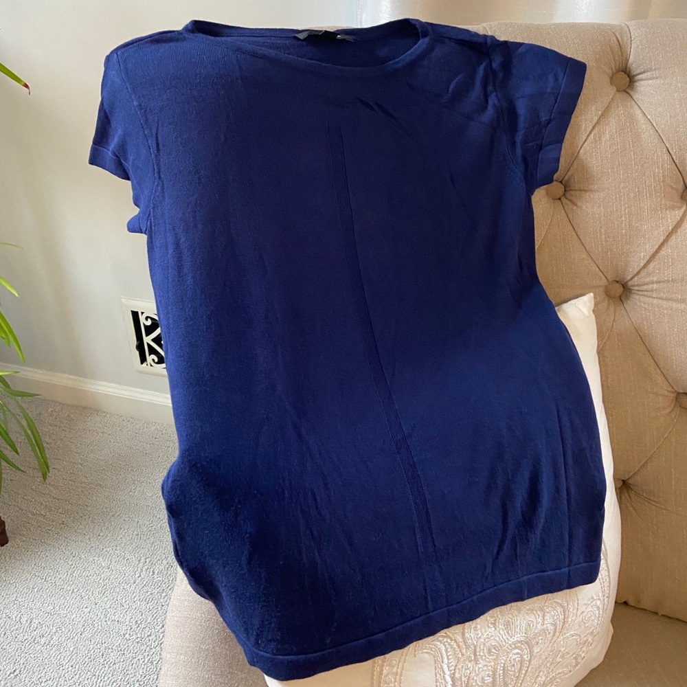 NWOT Ann Taylor cap sleeve knit top Size Small